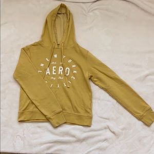 Aeropostale yellow hoodie